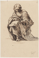 FF 017f
          <br/>
          Sculptuur van zittende, schrijvende klerk
          <br/>
          <em>Looy, Jacobus van (1855-1930)</em>
